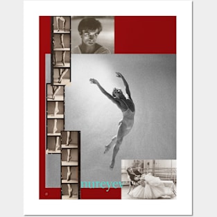 Nureyev Collage Portrait Posters and Art